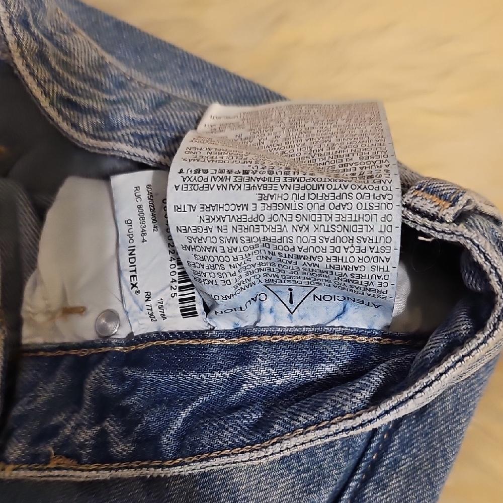 Zara Blue Denim Jeans - Picture 8 of 14